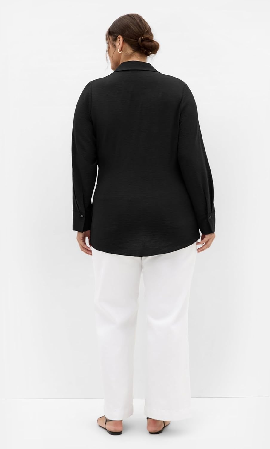 image:imageCity Chic Plus Size Shirt Telia Side TieBlack