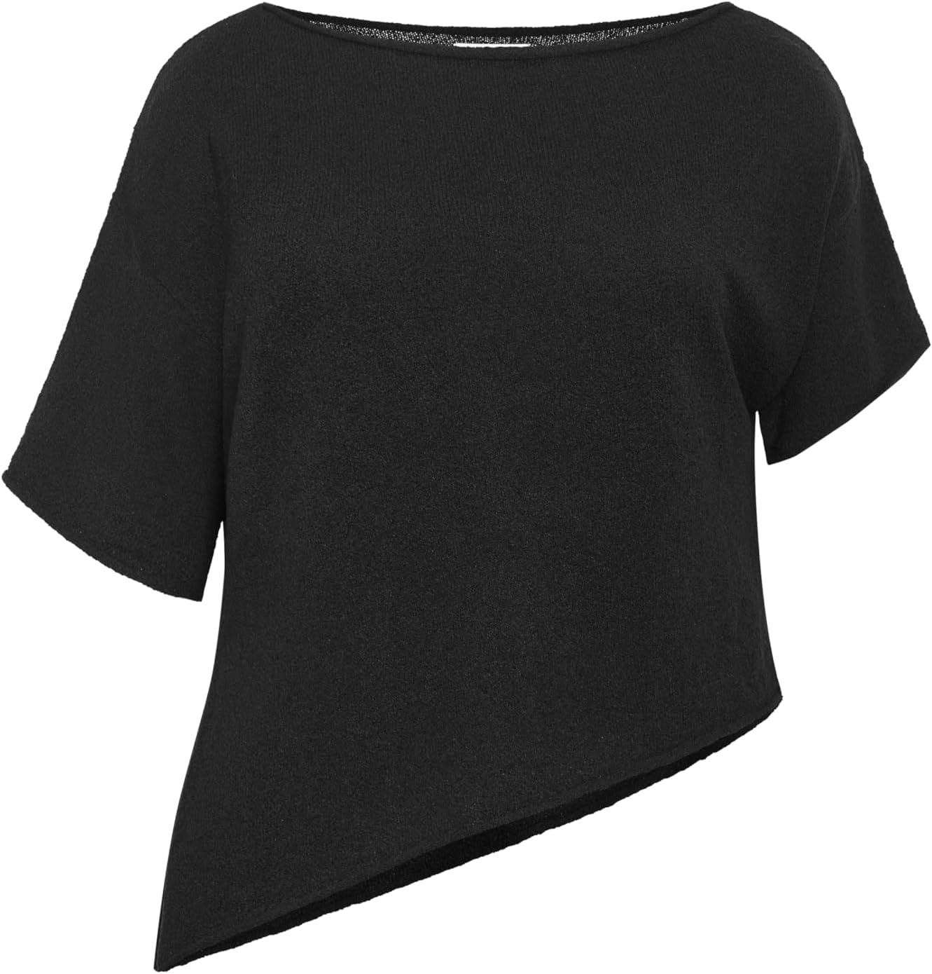 image:imageCity Chic Plus Size Top One Shoulder KnitBlack