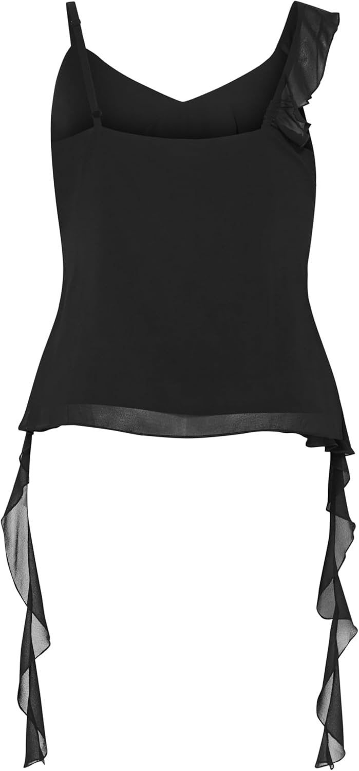 image:imageCity Chic Plus Size Top Waverly FrillBlack