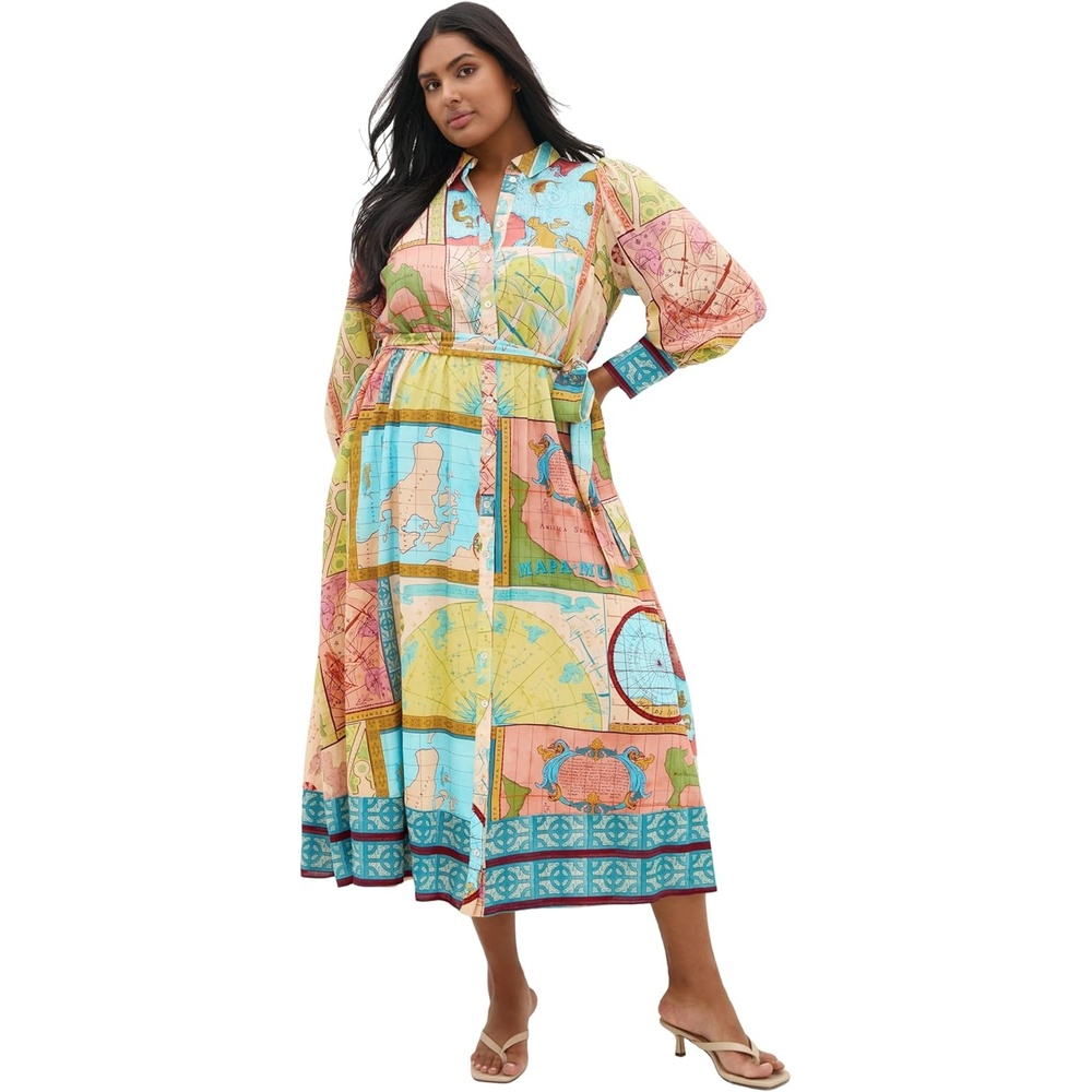 image:imageCity Chic Plus Size Dress  Paulo Print MaxiWanderlust