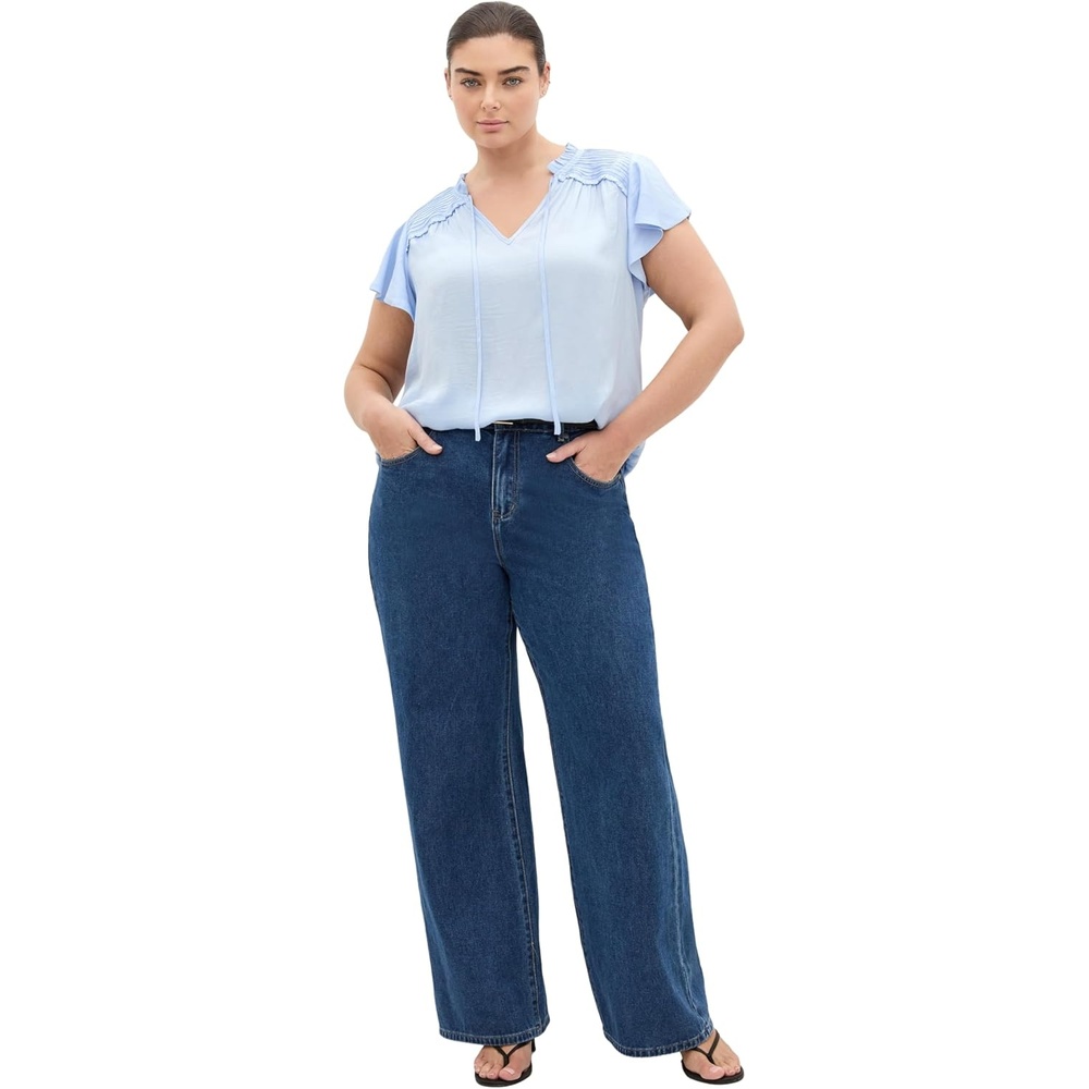image:imageCity Chic Plus Size Shirt  Drama Queen Short SleeveSky