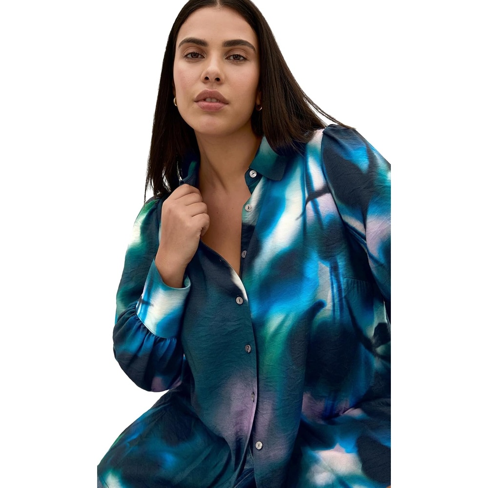 image:imageCity Chic Plus Size Shirt Hayley Haze PrintHaze Bloom
