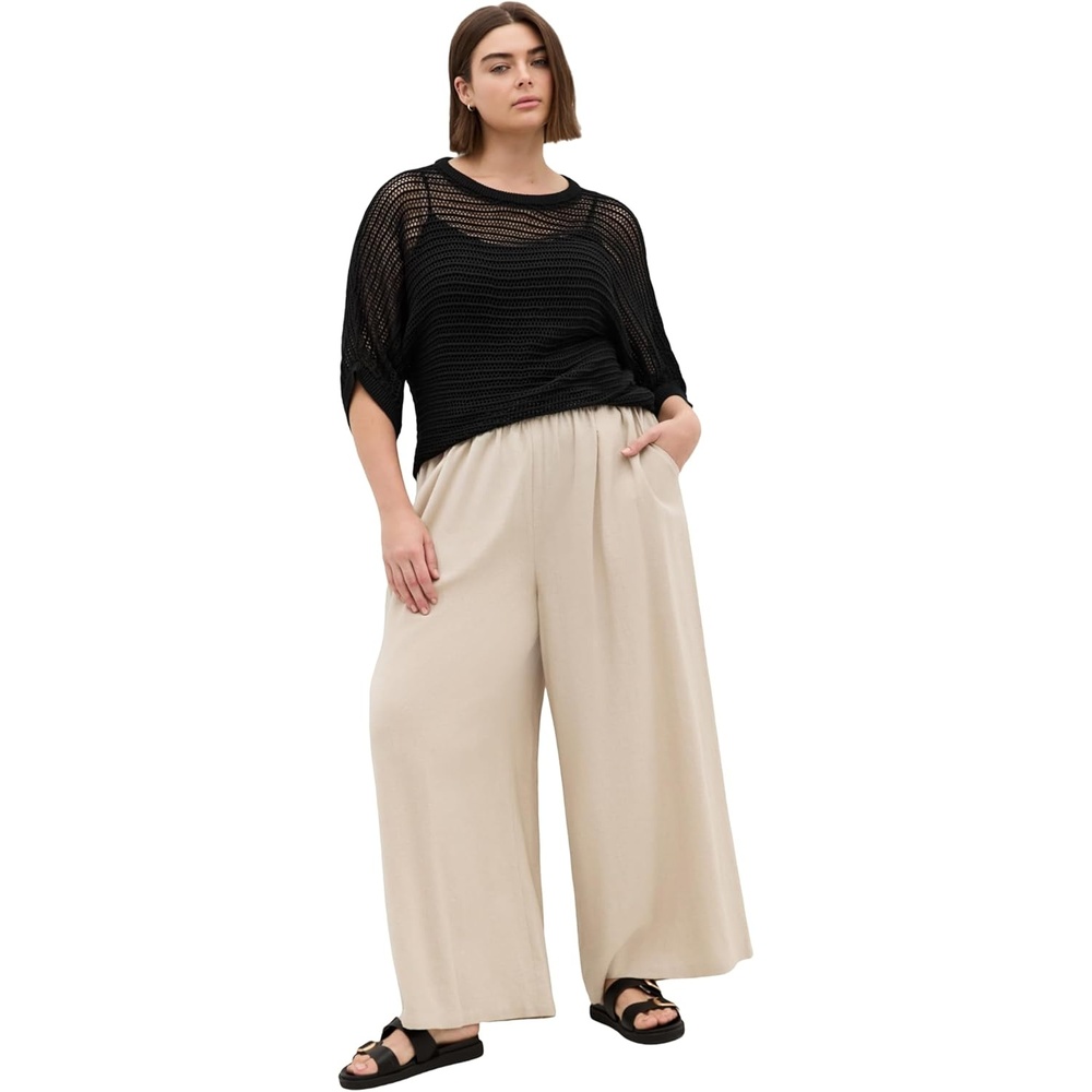 image:imageCity Chic Plus Size Top  Crochet Knit ResortBlack