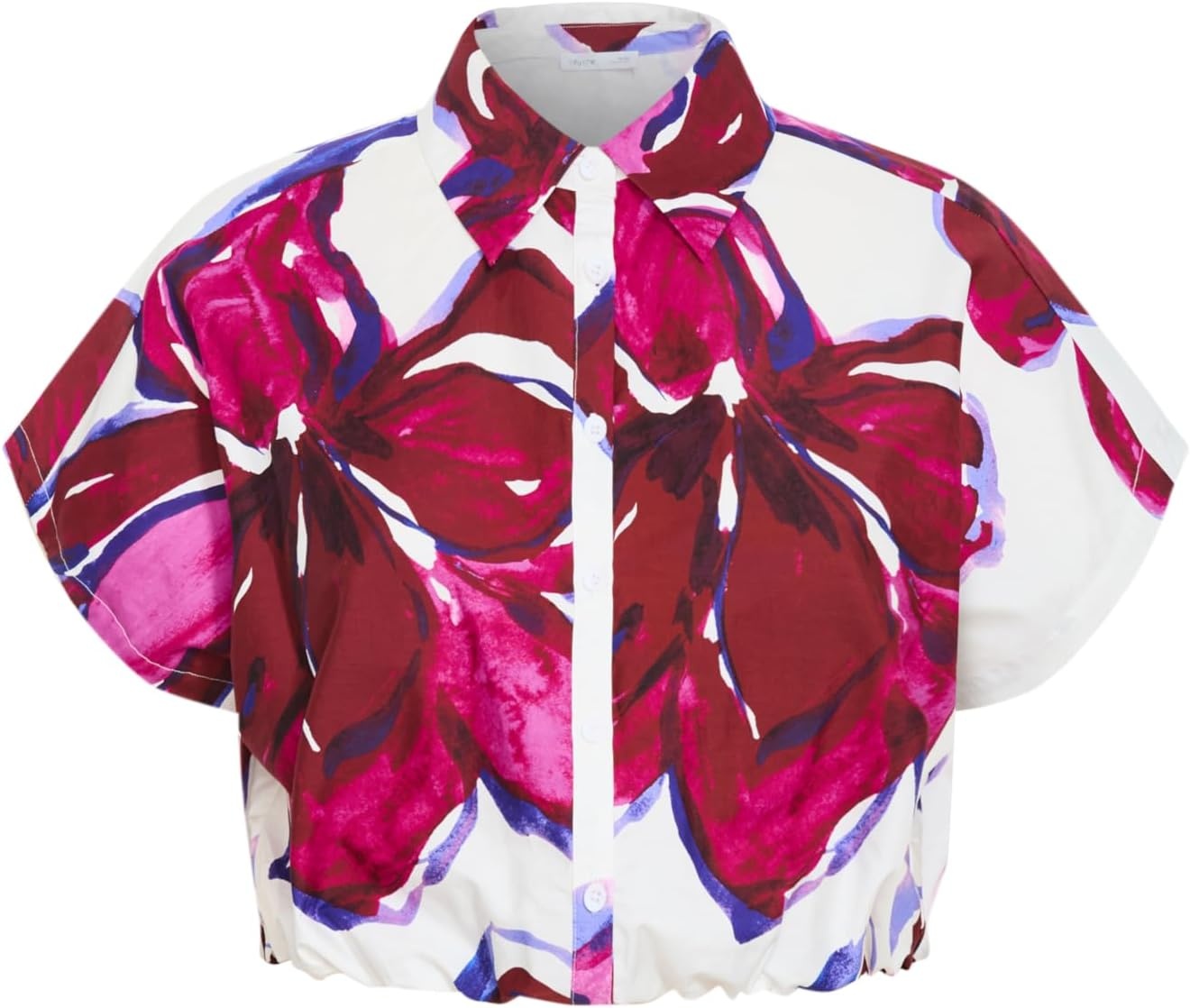 image:imageCity Chic Plus Size Shirt Holiday Bloom PrintViolet Bloom