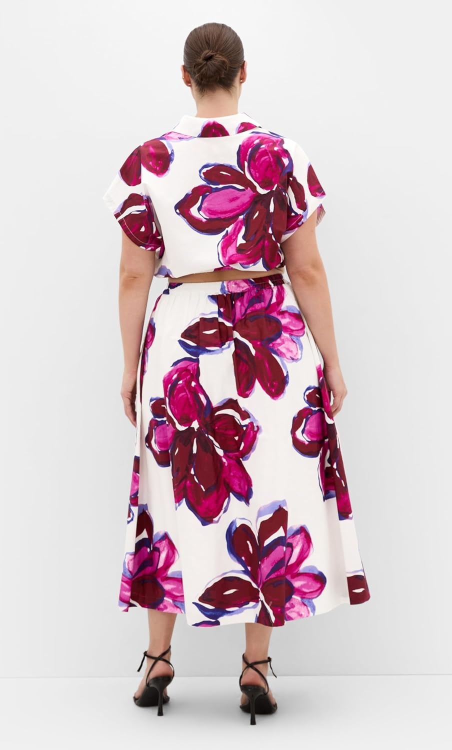 image:imageCity Chic Plus Size Shirt Holiday Bloom PrintViolet Bloom