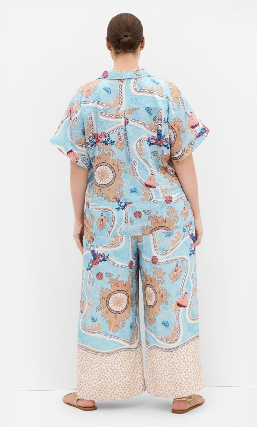 image:imageCity Chic Plus Size Shirt Postcard Voyage PrintVoyage Prt