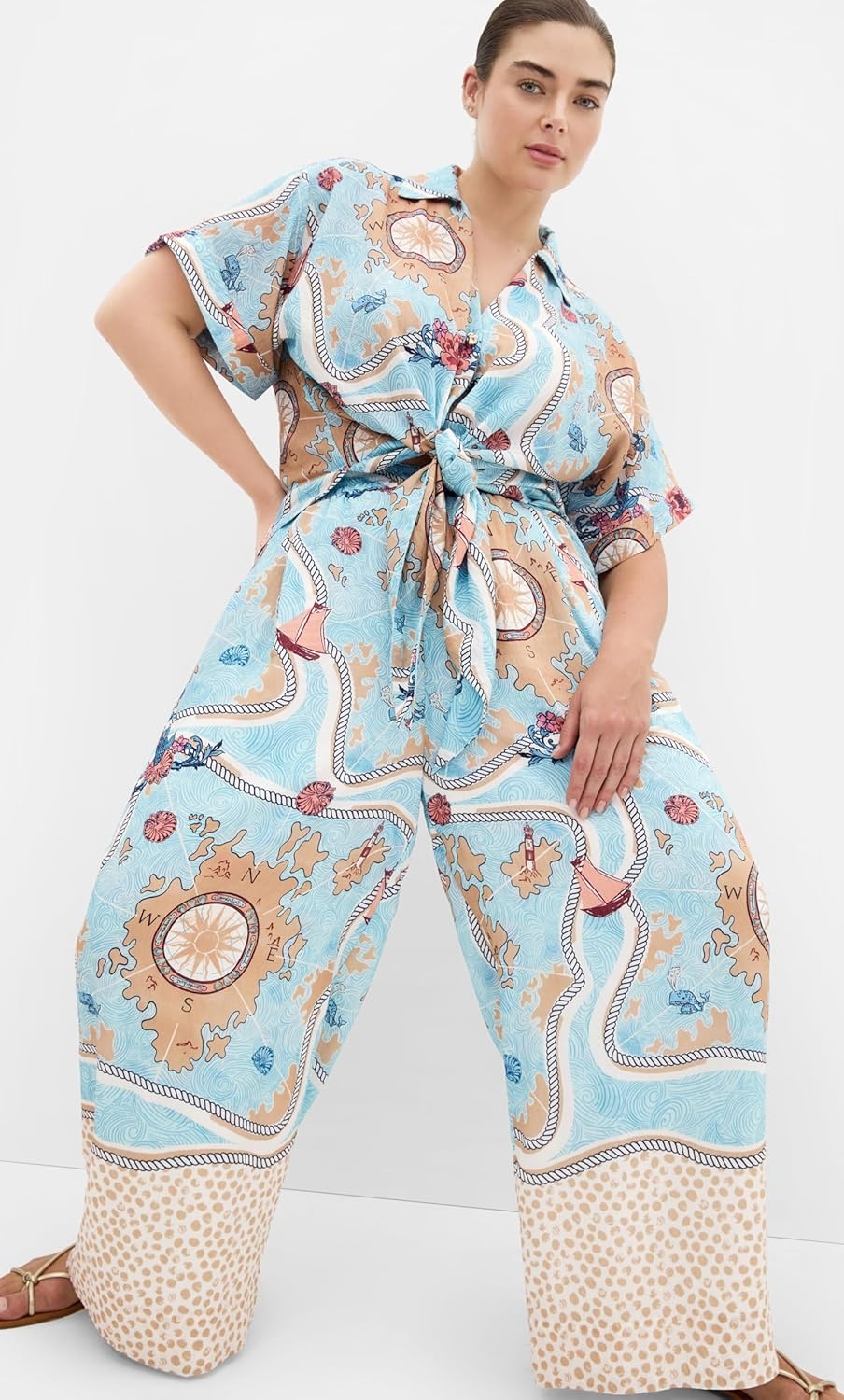 image:imageCity Chic Plus Size Shirt Postcard Voyage PrintVoyage Prt