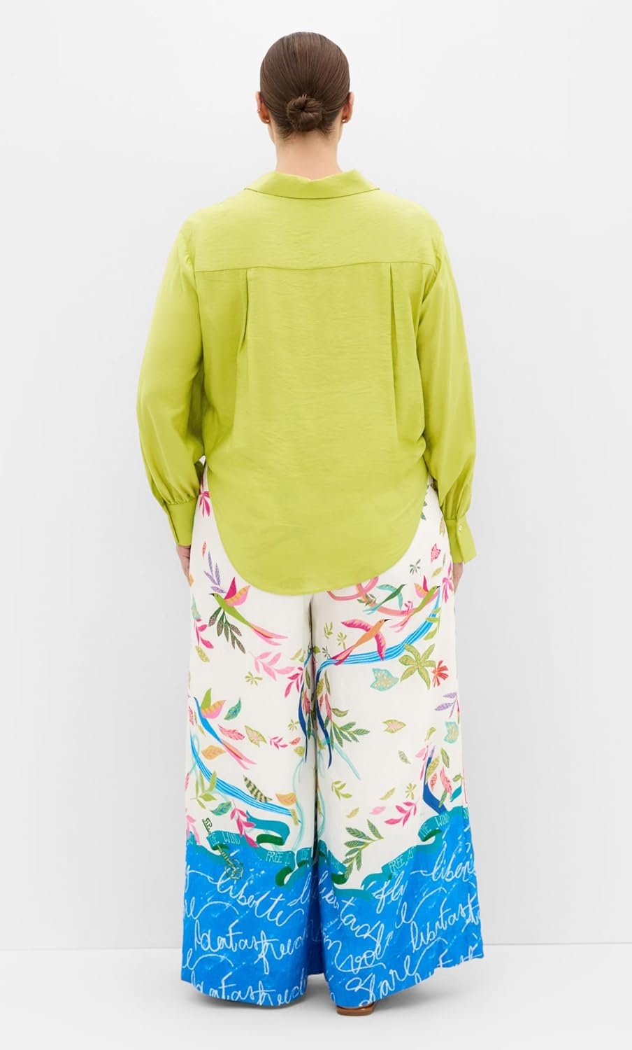image:imageCity Chic Plus Size Shirt Rosa TieChartreuse