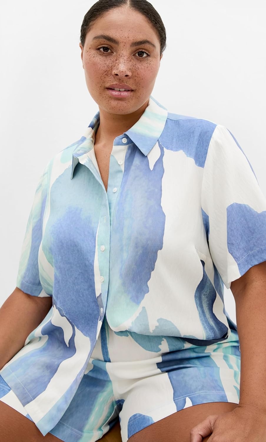 image:imageCity Chic Plus Size Shirt Surface Level PrintTranquil