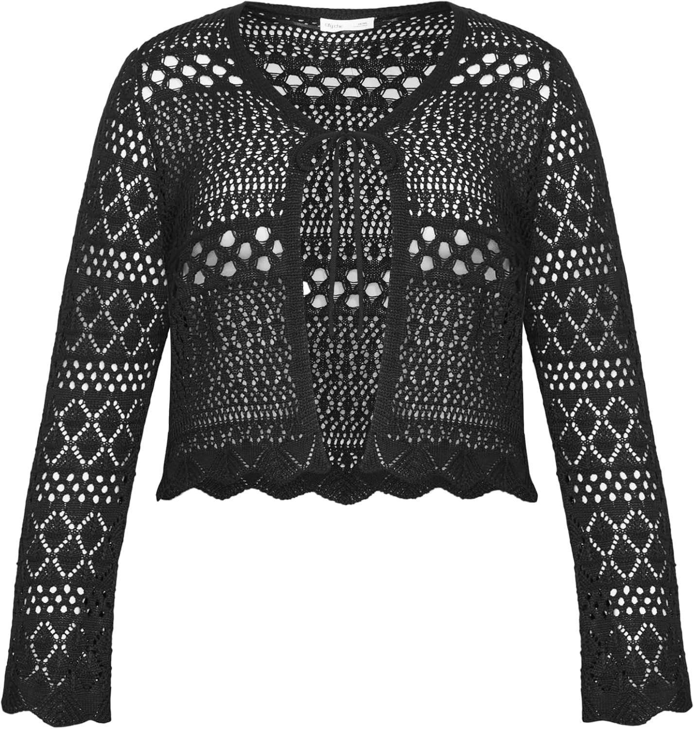 image:imageCity Chic Plus Size Top Crochet LoveBlack