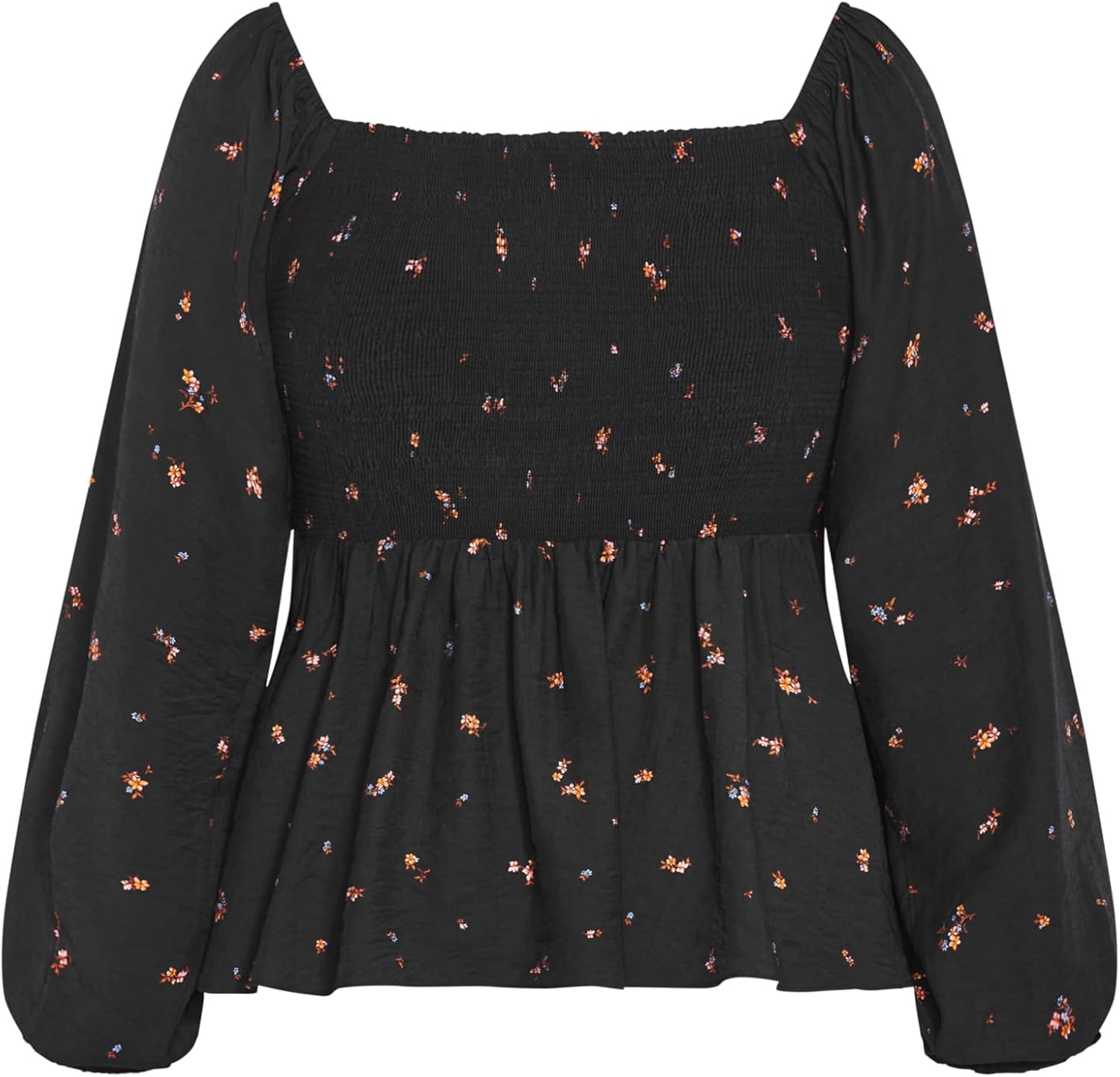 image:imageCity Chic Plus Size Top Gigi Long Sleeve Floral PrintBaby Ditsy