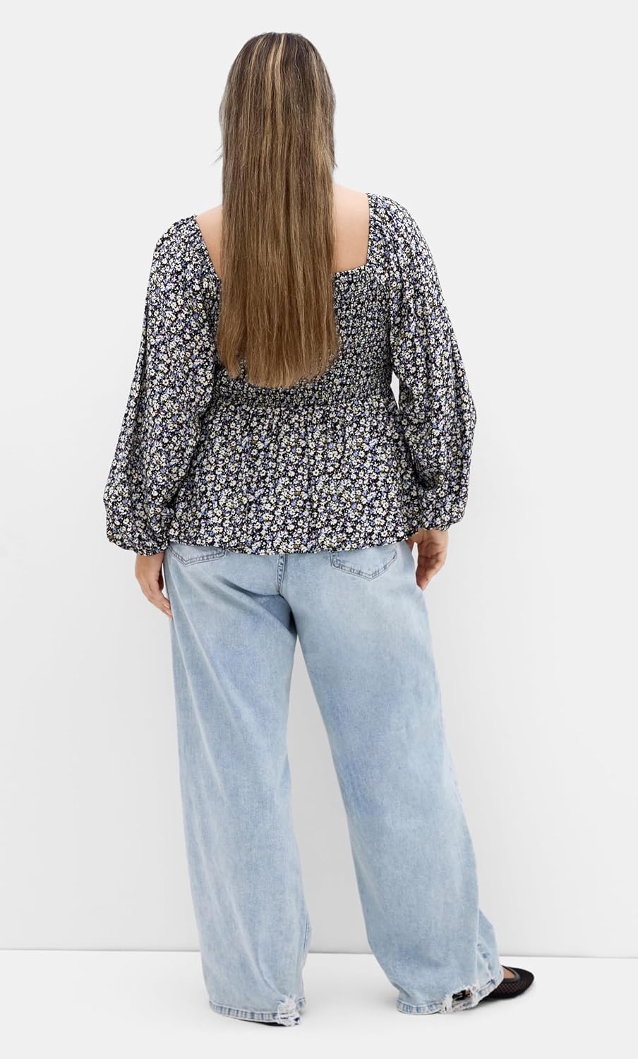 image:imageCity Chic Plus Size Top Gigi Long Sleeve Floral PrintSwept Away