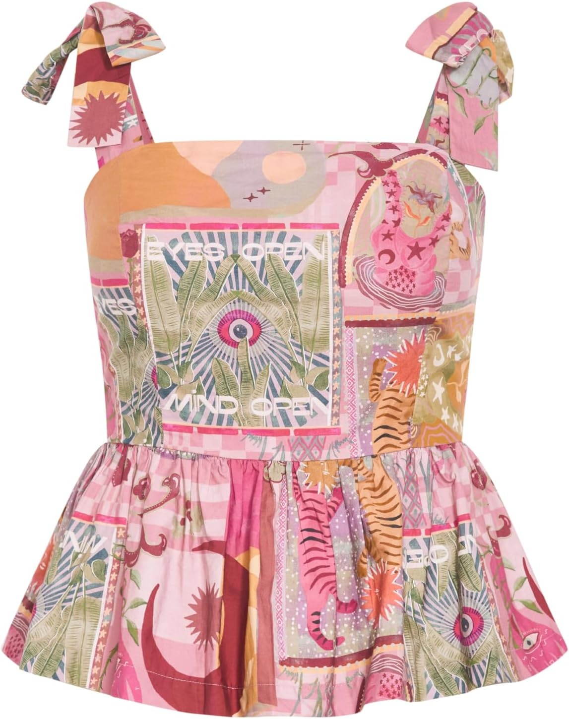 image:imageCity Chic Plus Size Top Isabel PrintPink Dreamscape