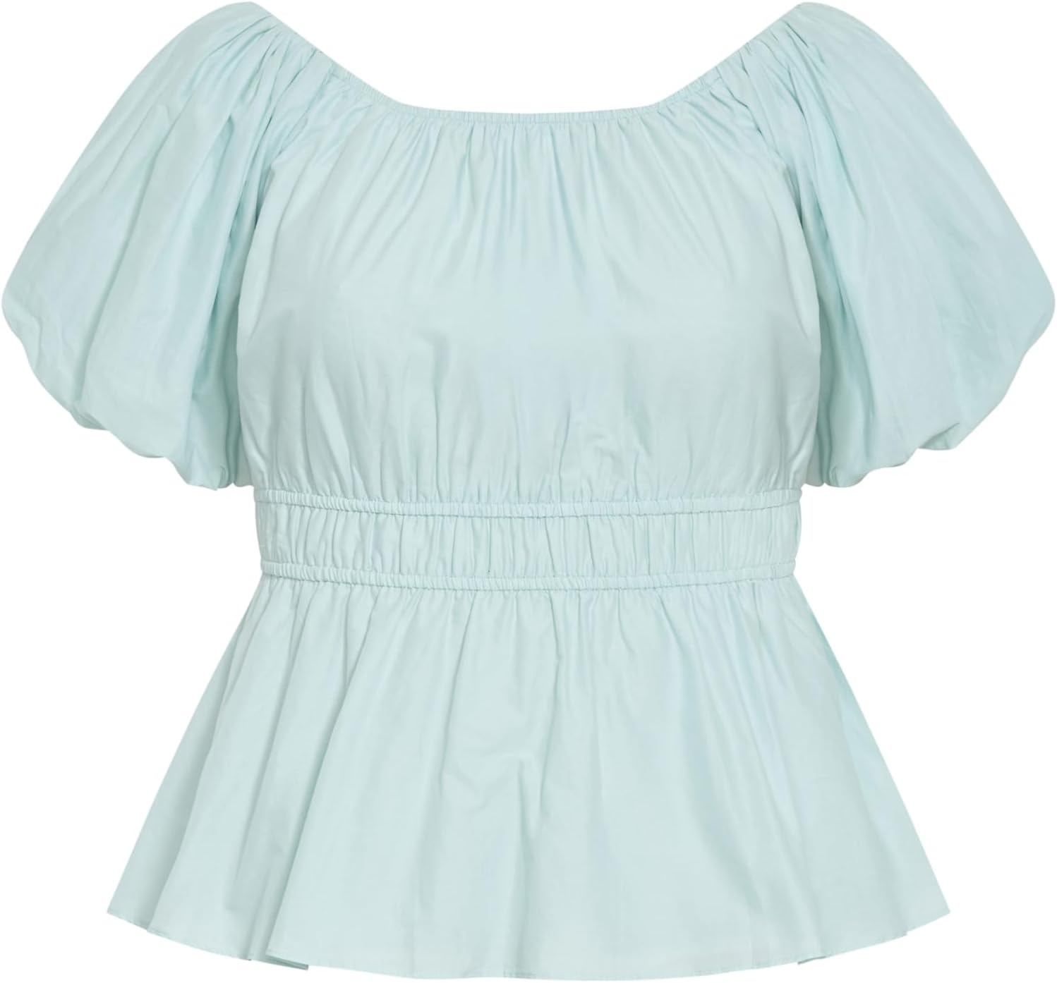 image:imageCity Chic Plus Size Top Lilli Puff SleeveSeafoam