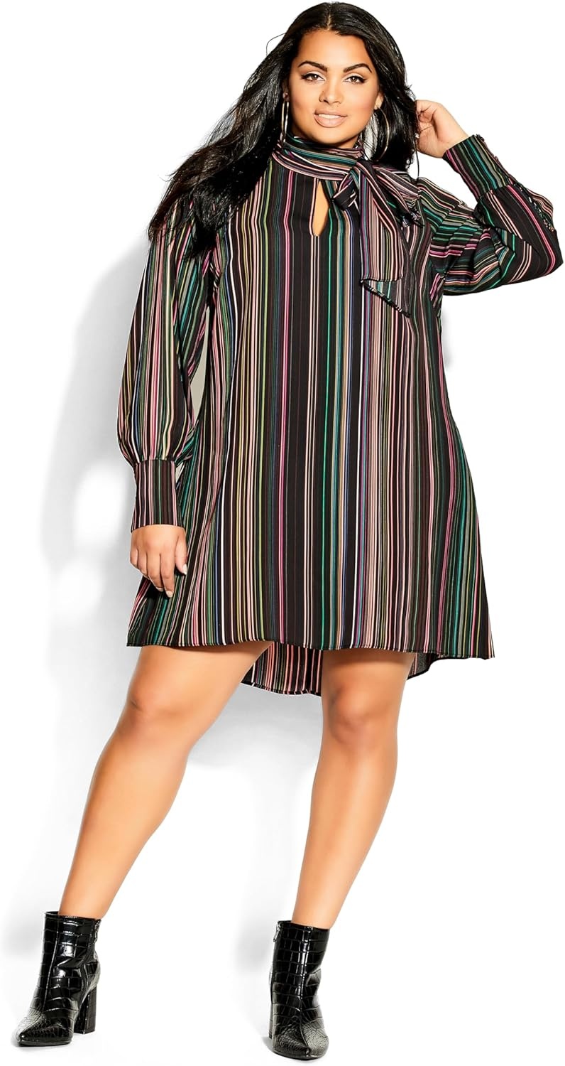 image:imageCity Chic Plus Size Tunic IllusionBlack