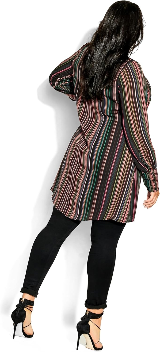 image:imageCity Chic Plus Size Tunic IllusionBlack