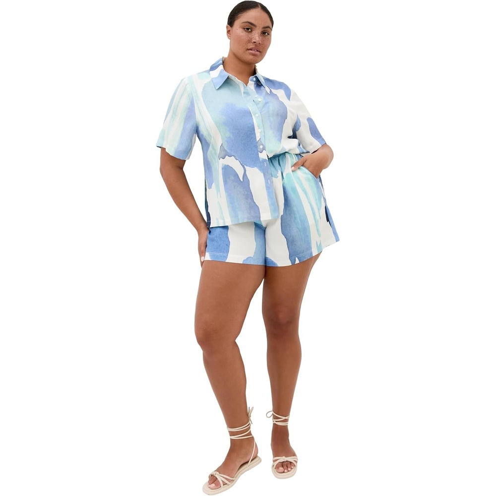 image:imageCity Chic Plus Size Shirt Surface Level PrintTranquil