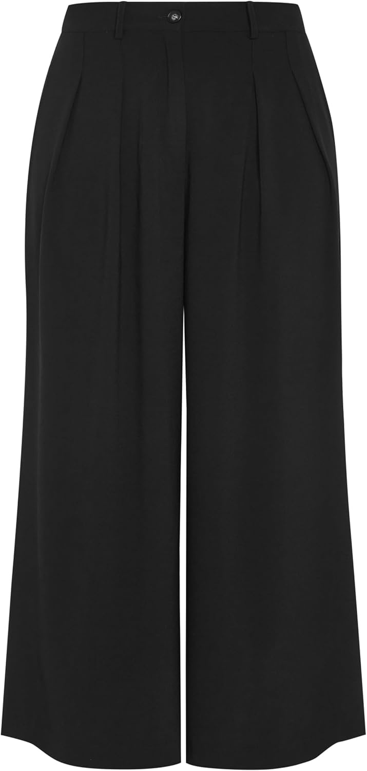 image:imageCity Chic Plus Size Pants Abbie Wide LegBlack