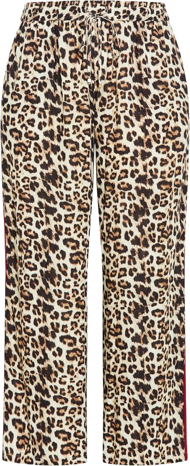 image:imageCity Chic Plus Size Pants Animal Print Side StripeLeopard