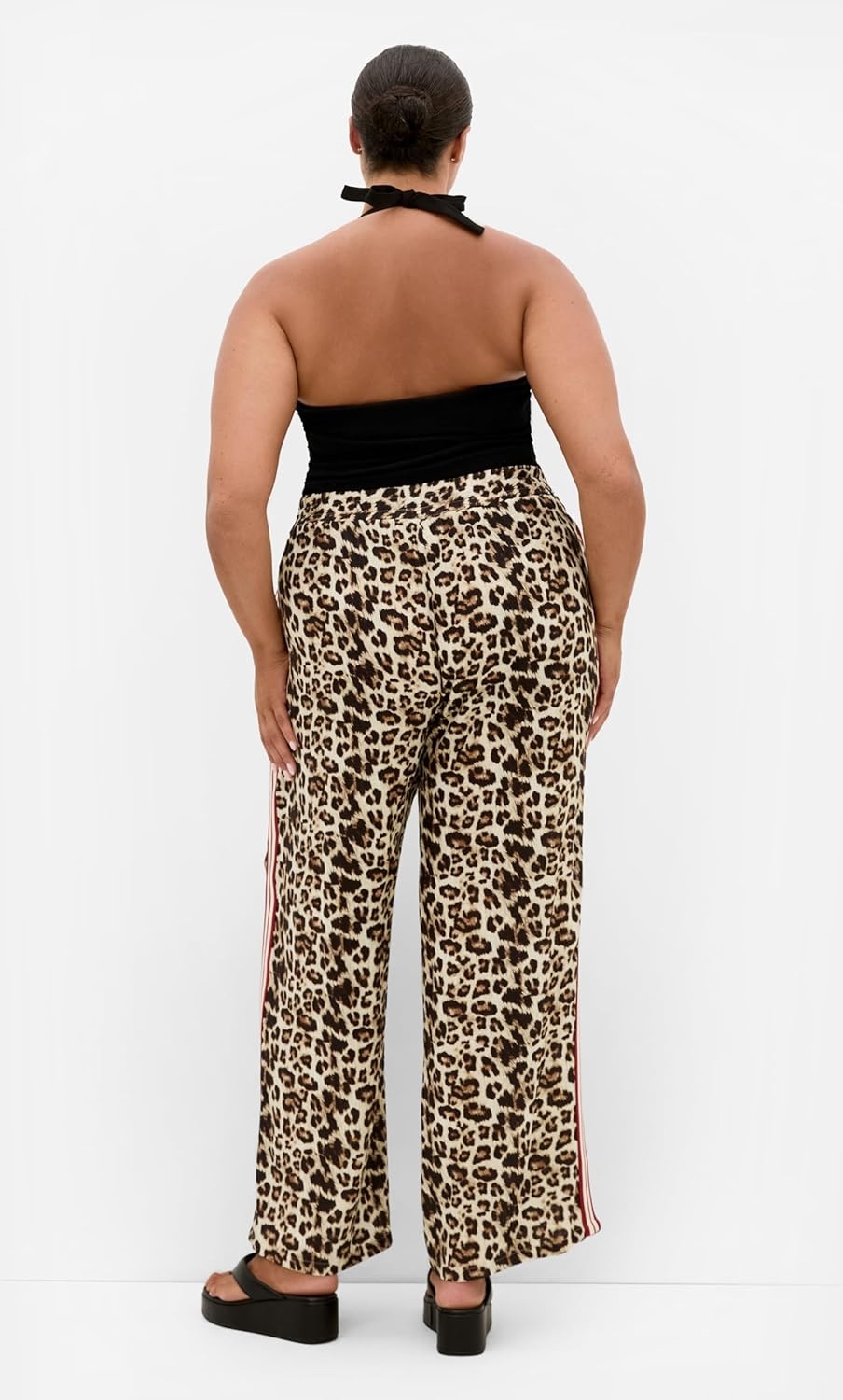 image:imageCity Chic Plus Size Pants Animal Print Side StripeLeopard