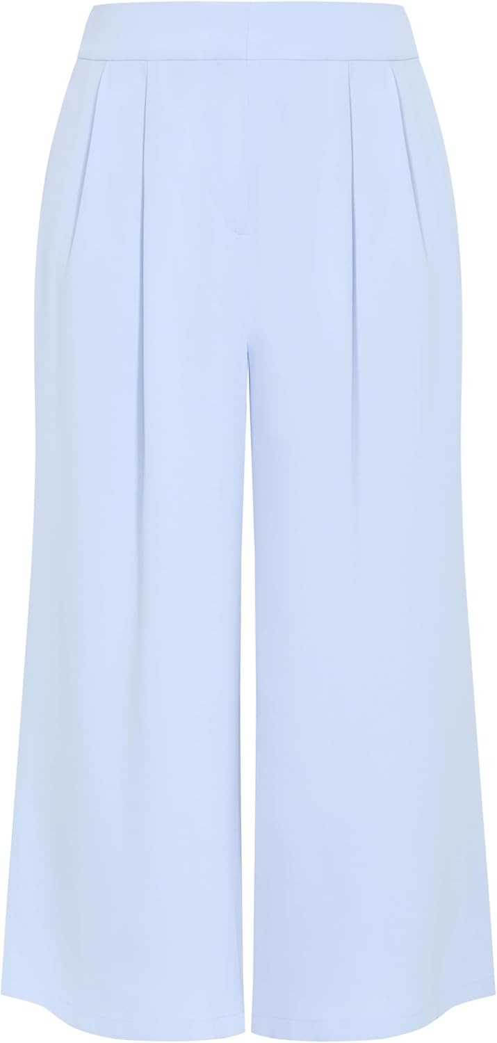 image:imageCity Chic Plus Size Pants Holly Wide LegSky Blue