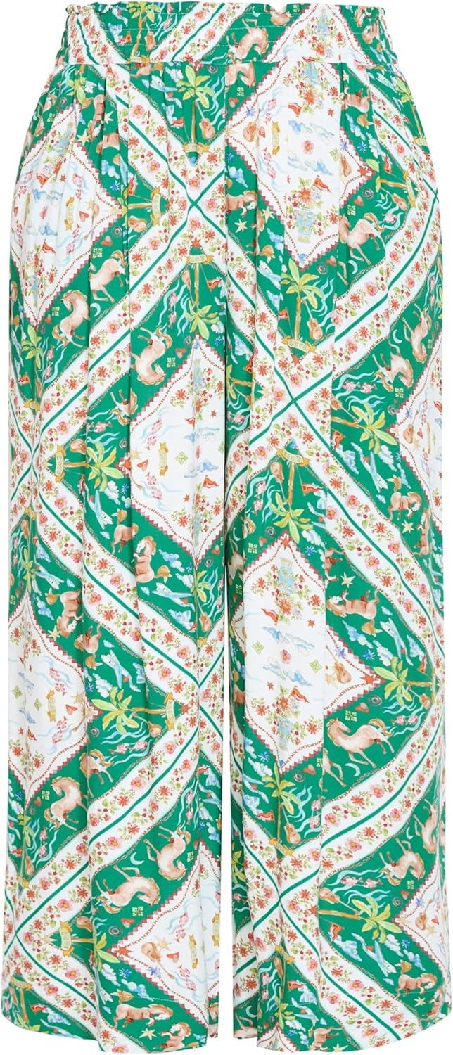 image:imageCity Chic Plus Size Pants Jayla Prairie PrintPrairie Scarf