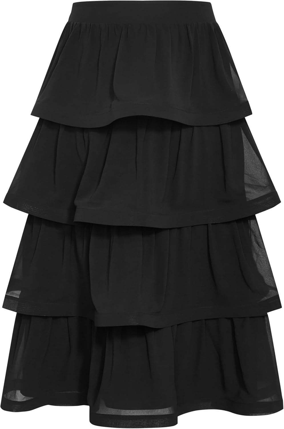 image:imageCity Chic Plus Size Skirt Bianka TieredBlack