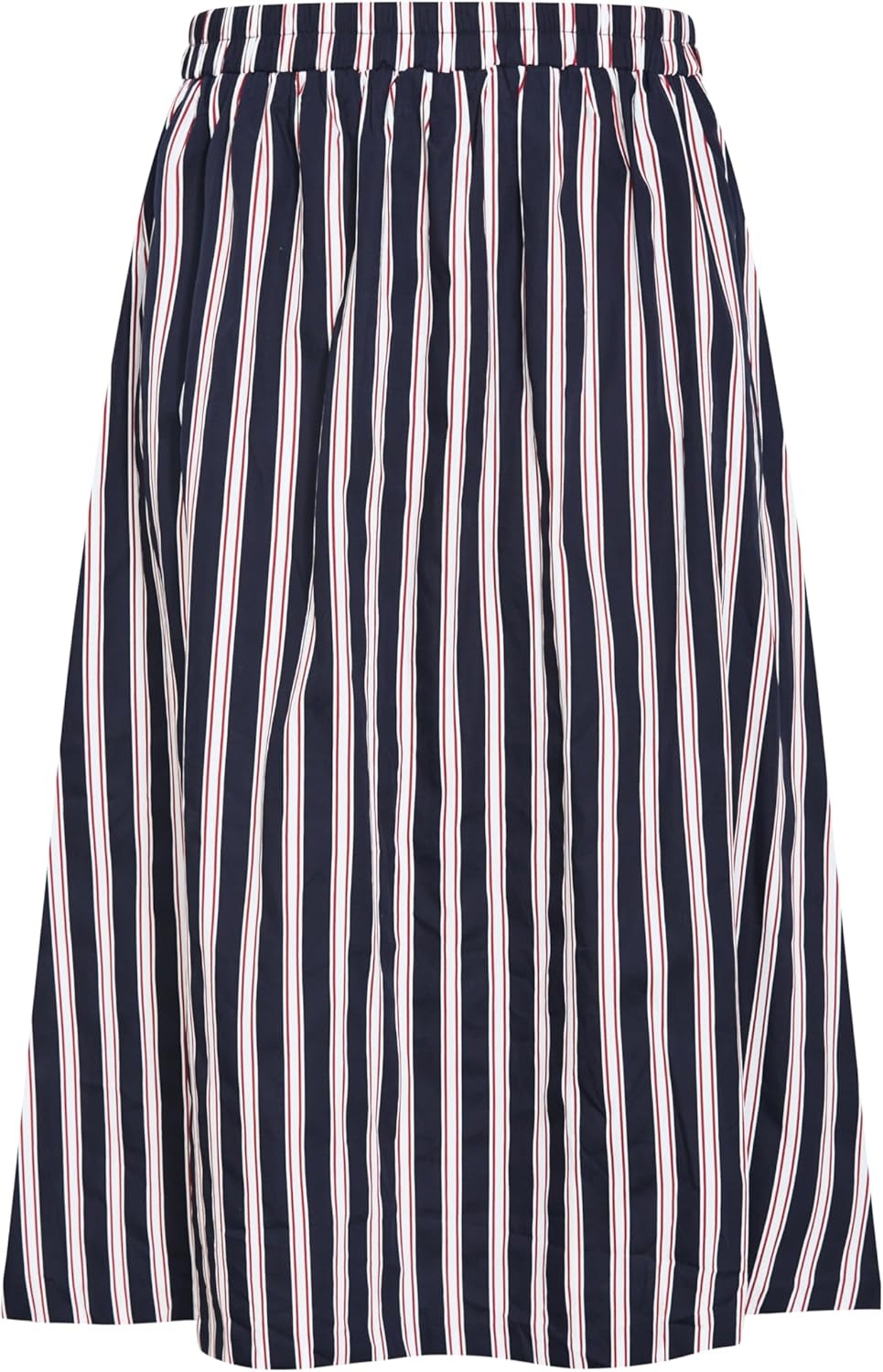 image:imageCity Chic Plus Size Skirt Holiday Sarina Stripe CottonNavy Sienna