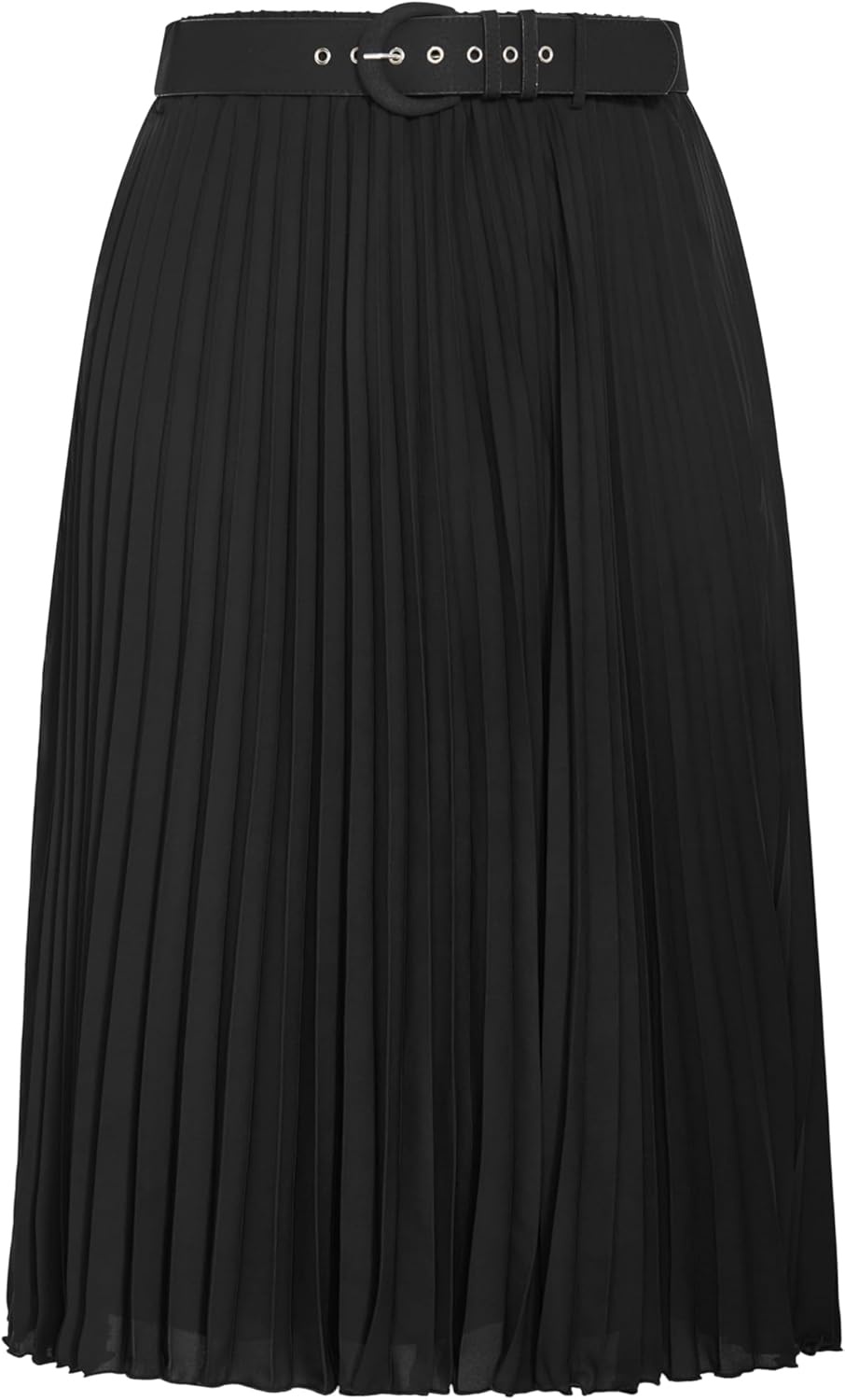 image:imageCity Chic Plus Size Skirt Petra Pleat MidiBlack