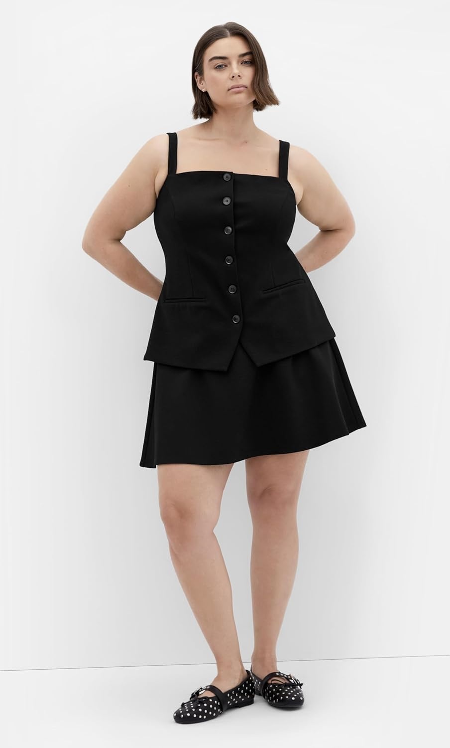 image:imageCity Chic Plus Size Skirt Peyton PonteBlack