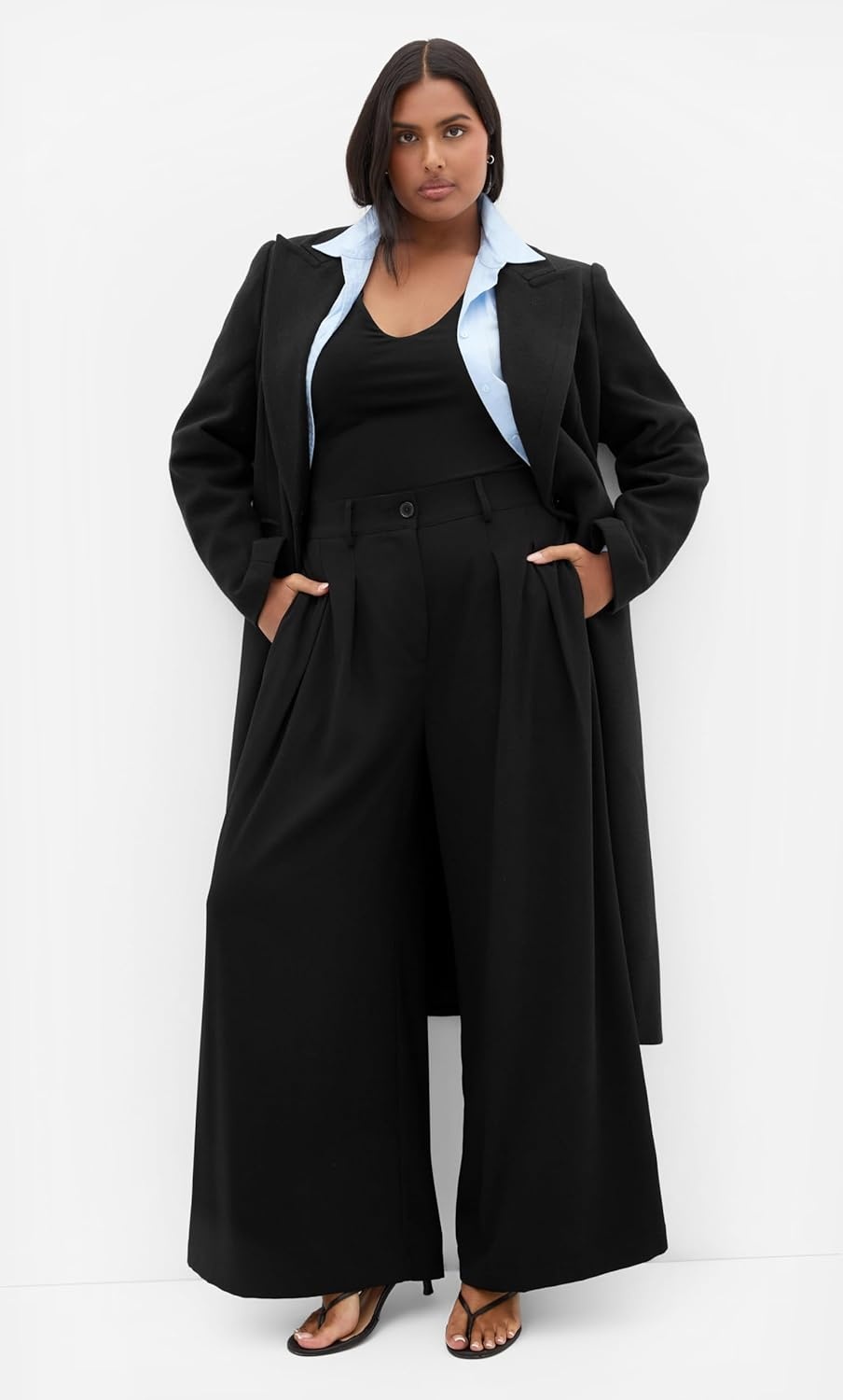 image:imageCity Chic Womens Pants Abbie Wide LegBlack