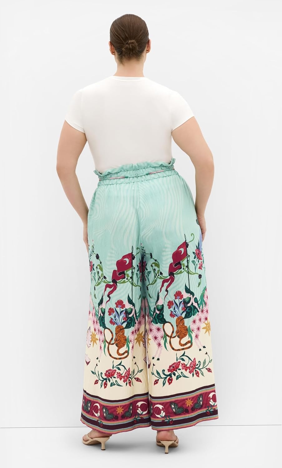 image:imageCity Chic Womens Plus Size Pants Bella Wide Leg PrintHero Dreamscape
