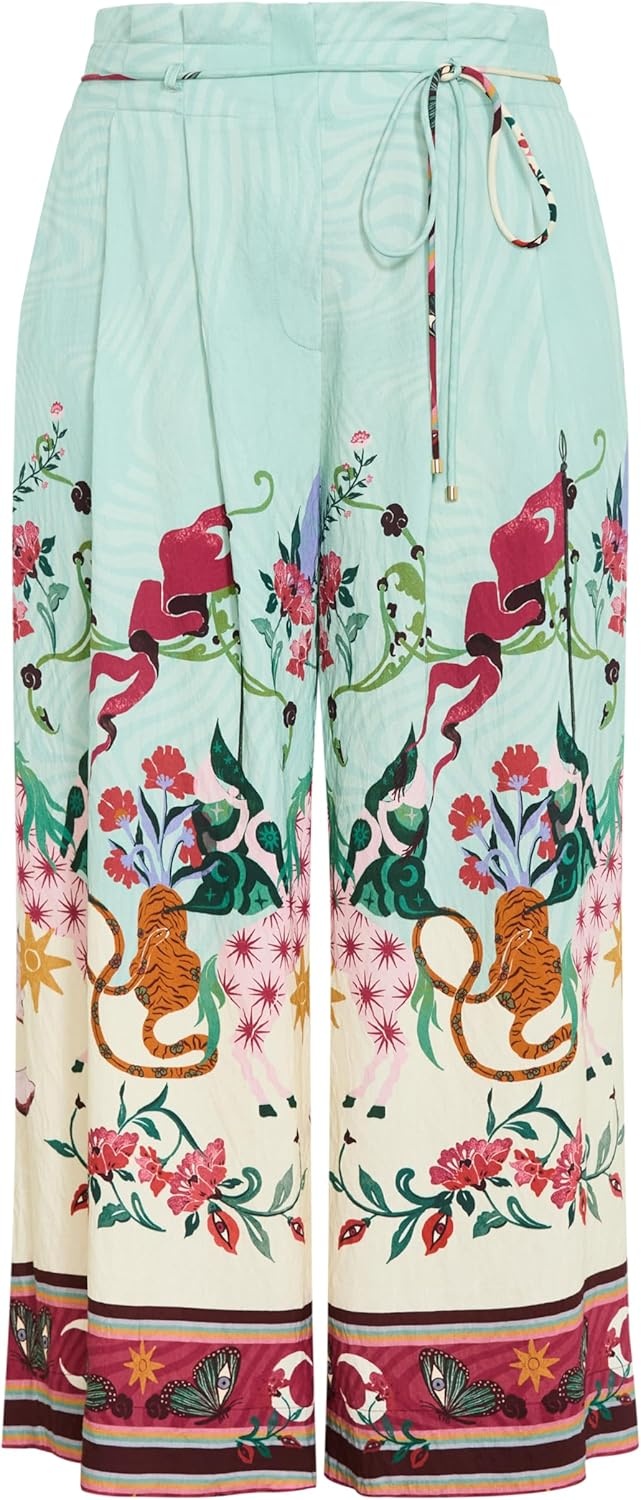 image:imageCity Chic Womens Plus Size Pants Bella Wide Leg PrintHero Dreamscape