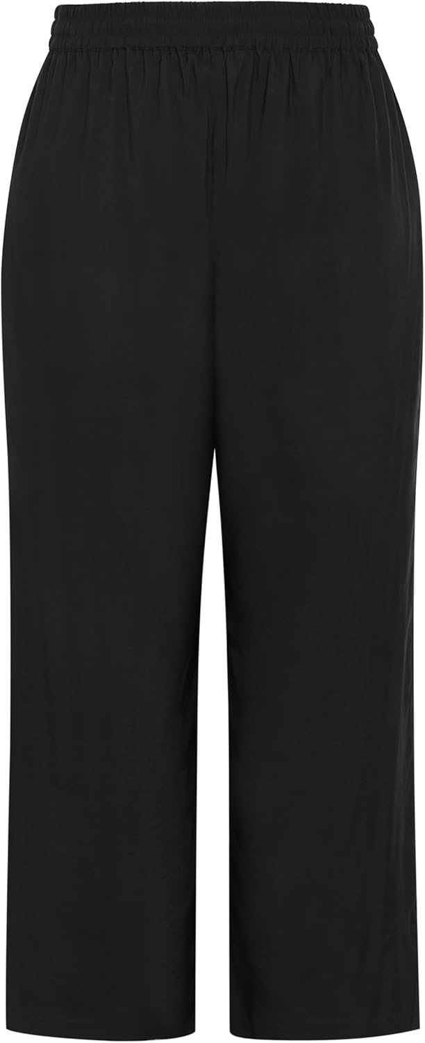 image:imageCity Chic Womens Plus Size Pants Kalea Wide LegBlack