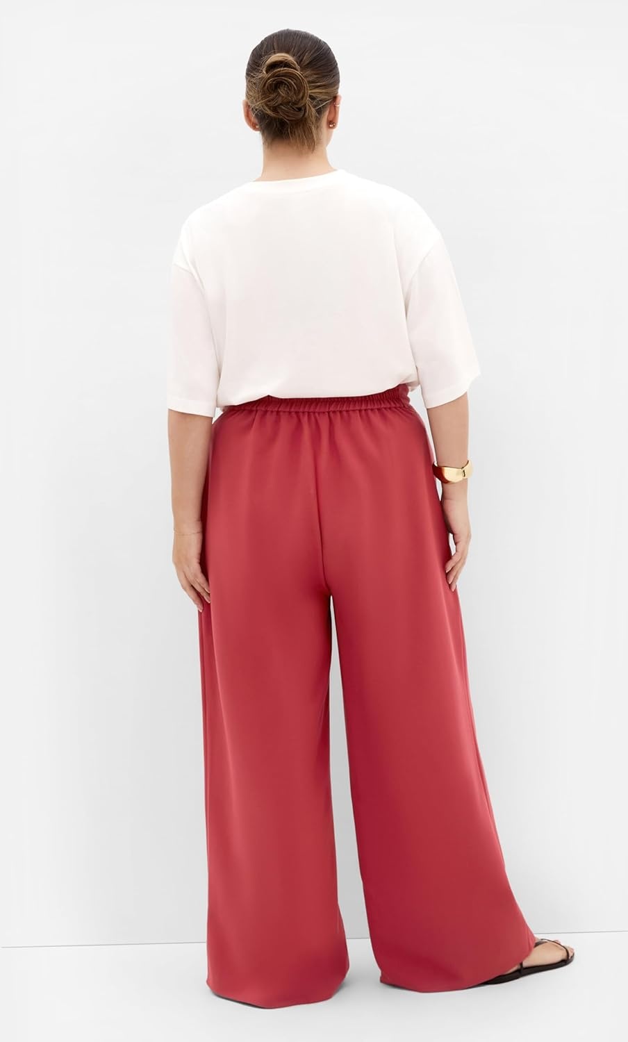 image:imageCity Chic Womens Plus Size Pants Tori Wide LegSienna