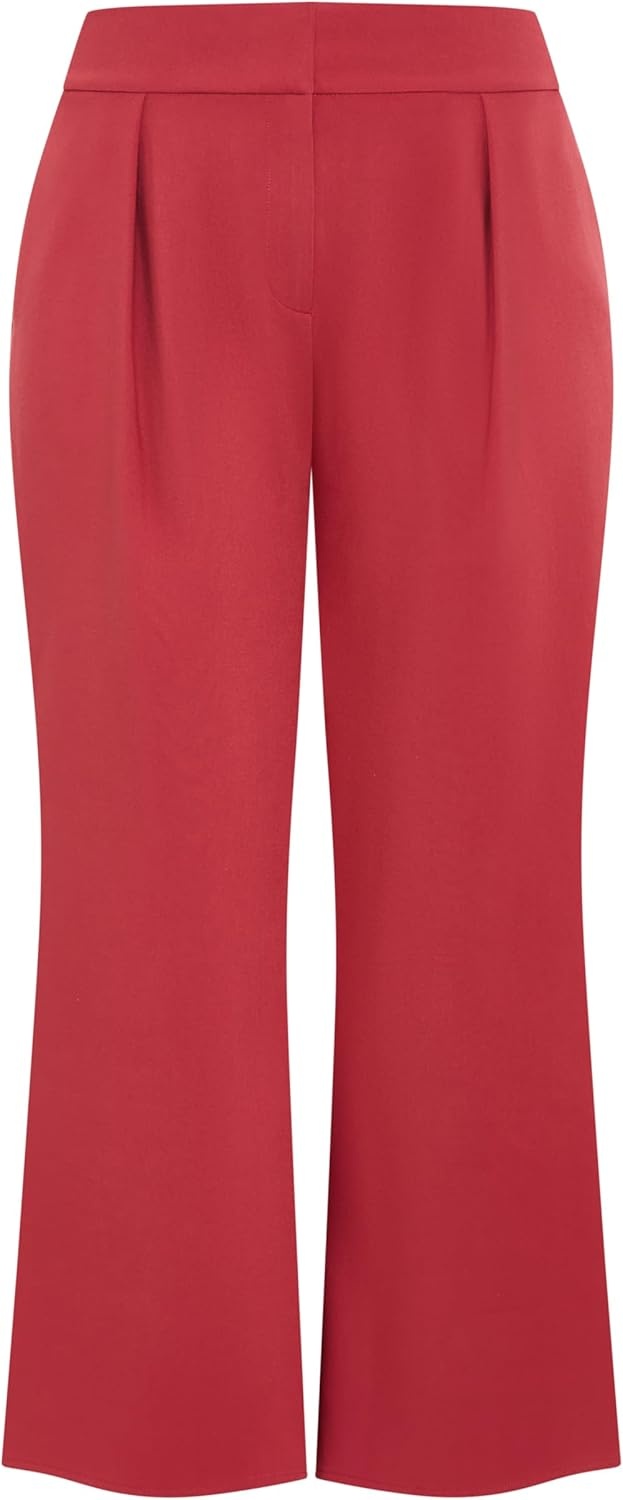 image:imageCity Chic Womens Plus Size Pants Tori Wide LegSienna