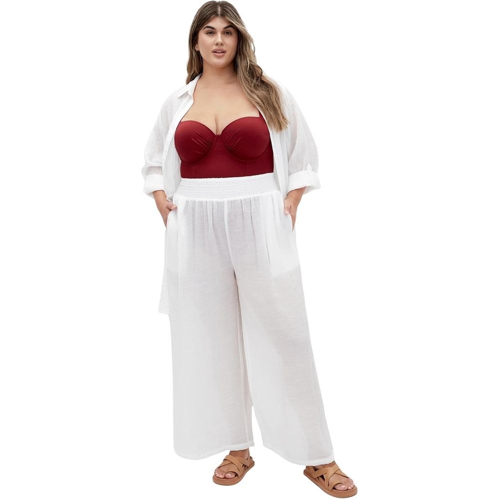 image:imageCity Chic Plus Size Pants MaciIvory