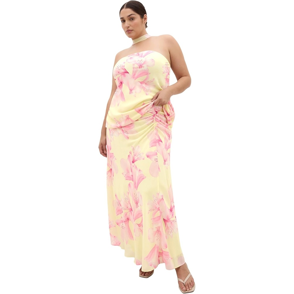 image:imageCity Chic Plus Size Skirt Soiree Print MaxiSoiree Lily
