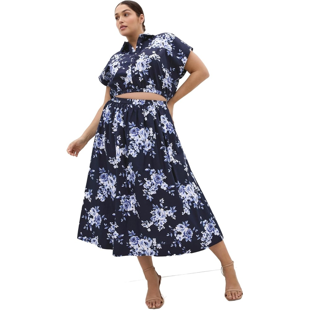image:imageCity Chic Plus Size Skirt Vacay Floral PrintAmalfi Fl